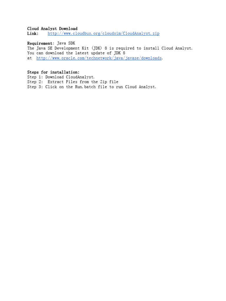 Cloud Analyst Download Link | PDF | Business | Technology & Engineering
