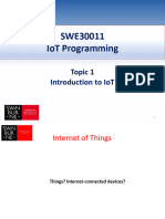 Topic 1 (Introduction to IoT)