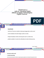 Pertemuan 4 Media & Teknologi Digital (Media & Digital Technologies) Digital Channel