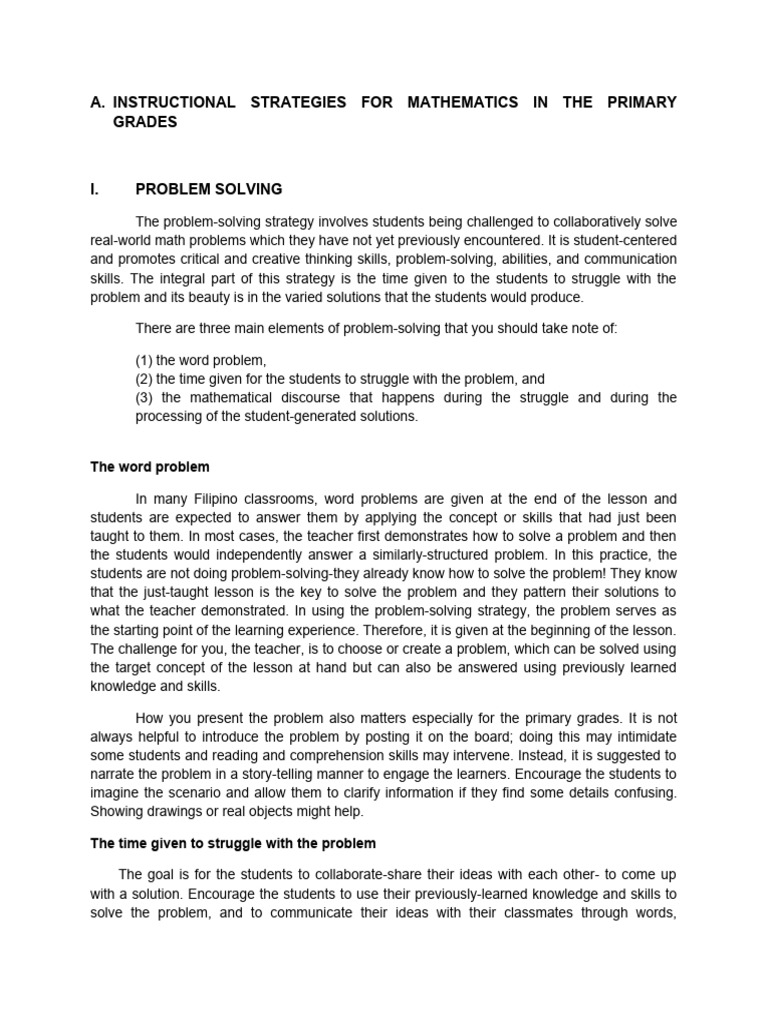 Instructional Strategies | PDF | Learning | Educational Assessment