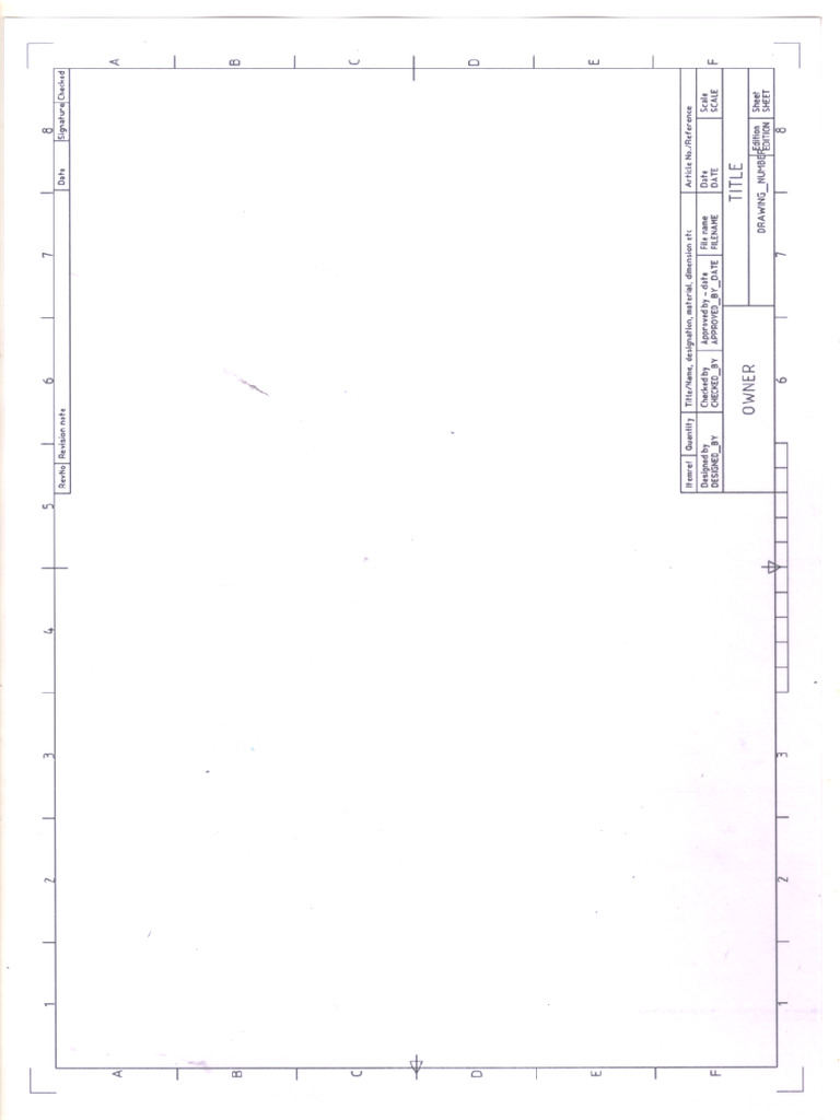 Blank drawing format pdf