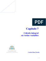 Capítulo 7. Cálculo Integral en Varias Variables (Con Apéndice) - Curso 2023-24