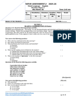 6th SA2 2023-24 Practice Paper