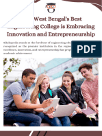 How West Bengal's Best Engineering College Is Embracing Innovation and Entrepreneurship