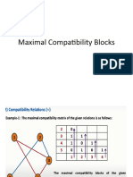 Maximal Compitibility Blocks - 2023-24