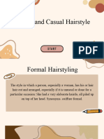 Formal and Casual Hairstyle