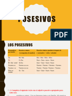 Pronomres Posesivos