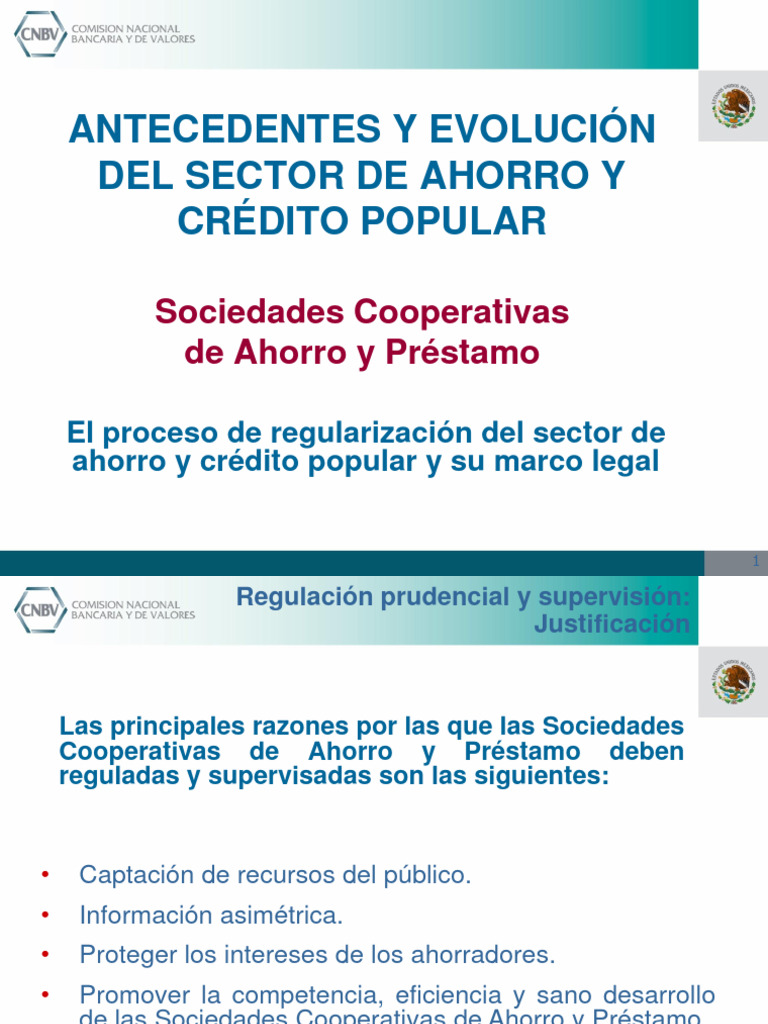 Regulación del Ahorro y Crédito Popular | PDF | Cooperativa | Federación