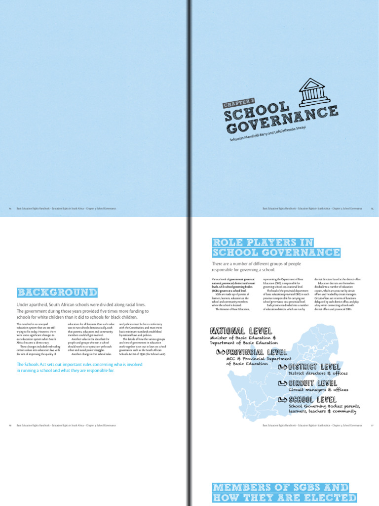 School Governance in South Africa | PDF | Governance | Political Science