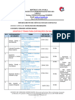 Grupos e Temas de Sociol Das Organizações - Isptlo - Cont e Gestão 2024