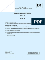 ME - Paper 3 - Part B1 - Data File