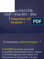 Instruirea GMP HACCP 2016