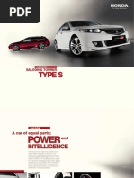 Download Accord Type S Brochure 2009 by AOCUK SN72171983 doc pdf