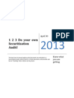 Dokumen - Tips 1 2 3 Do Your Own Securitization Auditin 2016-03-01 A Securitization Audit Evaluates