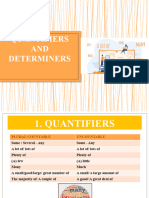 Quantifiers and Determiners