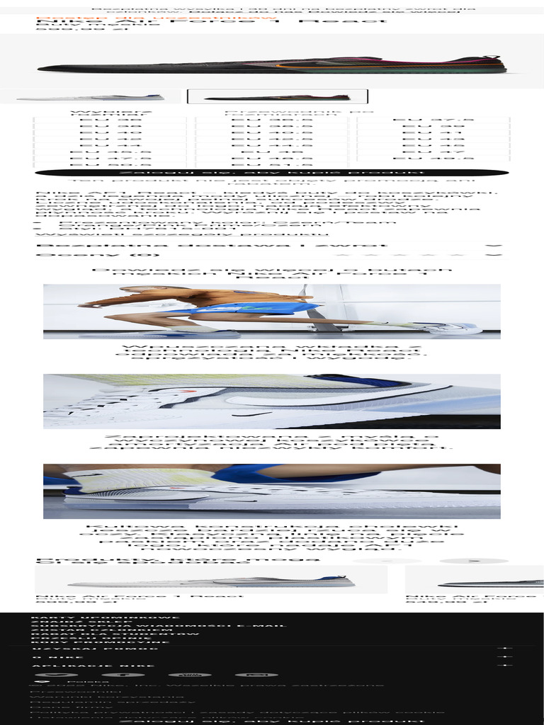 nıke air force 1 react