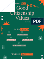 Lesson 1 Good Citizenship Values NTSP 1