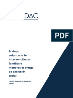Intervención Con Familias y Menores en Riesgo Social