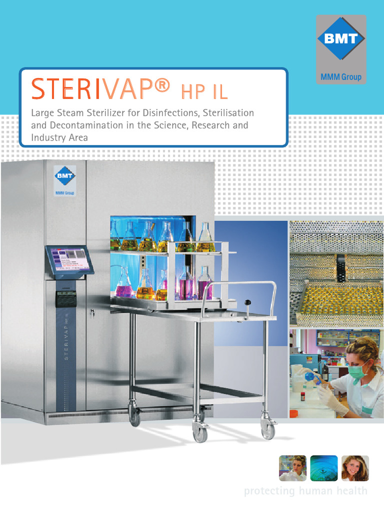 Autoclave Sterivap Double Door 160 L PDF Sterilization