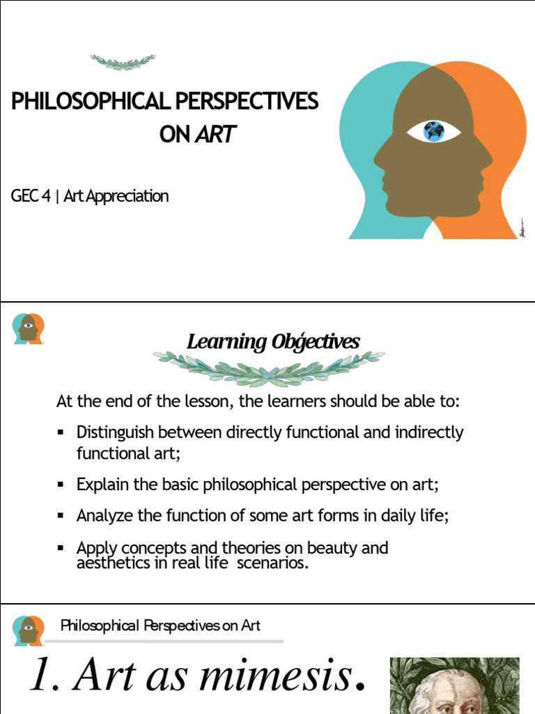 Philosophical Views on Art Explained | PDF | Aesthetics | Reason