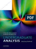 Aisling McCluskey, Brian McMaster - Undergraduate Analysis_ A Working Textbook-Oxford University Press (2018)