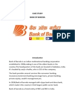 Bank of Baroda Case Study by - Himanshu Sain