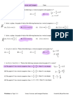 FX X X X: Worksheet A: (Topic 3.11) Secant, Cosecant, and Cotangent