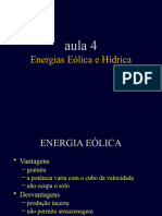 4-Eólica, Hídrica