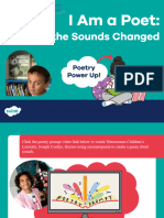 The Day the Sounds Changed Poetry PowerPoint