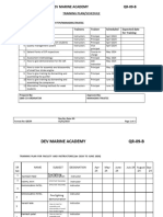 QR 09 - Training Plan & Schedule - Parmar