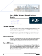M Cisco Unified Wireless Network Solution Security