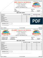 Happy Days School: Pre Mid Term