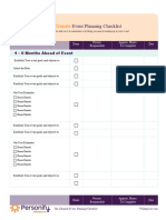 WildApricot Event Planning Checklist WORD PDF