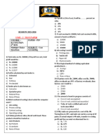 Cost Accounting Unit 2 Test Paper With Answers