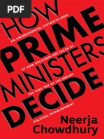 Neerja Chowdhury - How Prime Ministers Decide - An ...