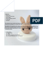 Bunny Head Amigurumi PDF Pattern