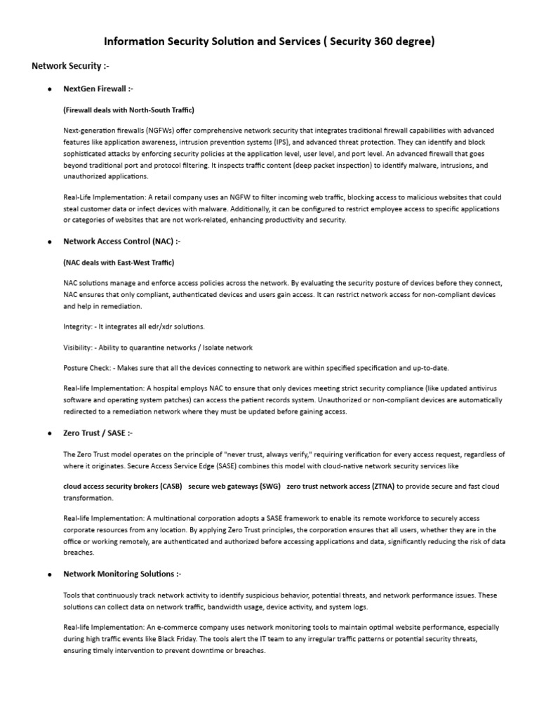 Comprehensive Network Security Solutions | PDF | Security | Computer ...