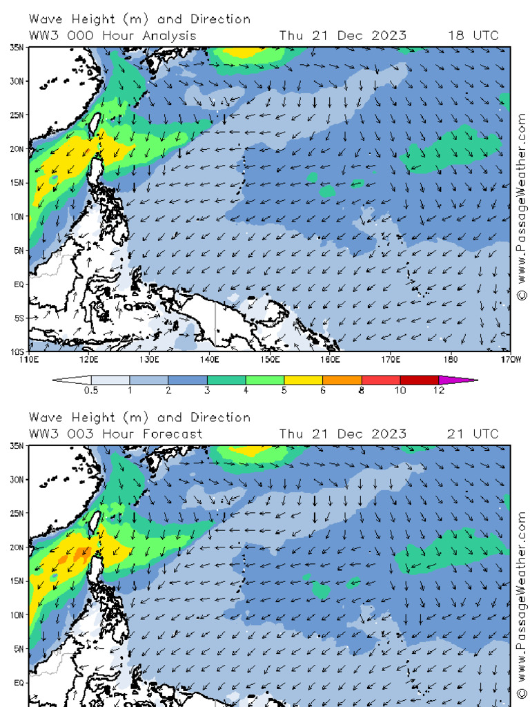 Weather Information - Waves Infor - E.C.S - 20231222 | PDF