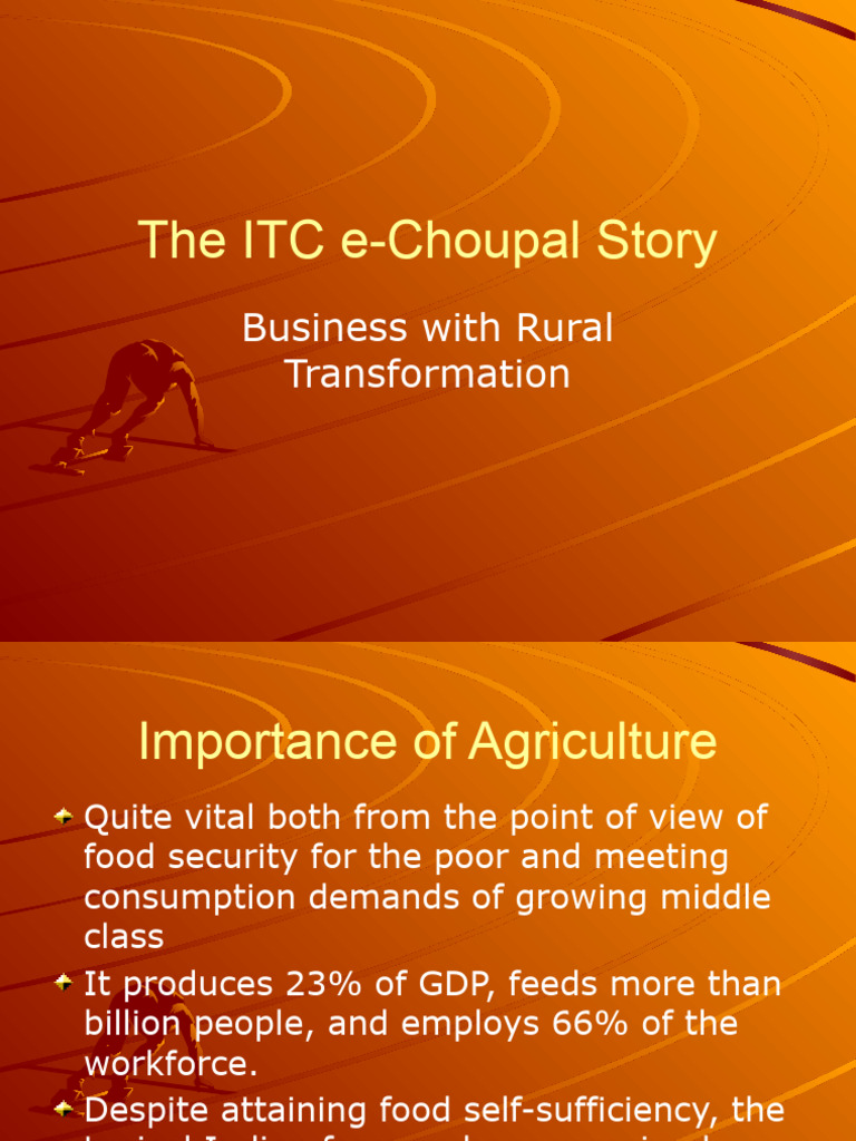 Itc And Agriculture And Export And Programs