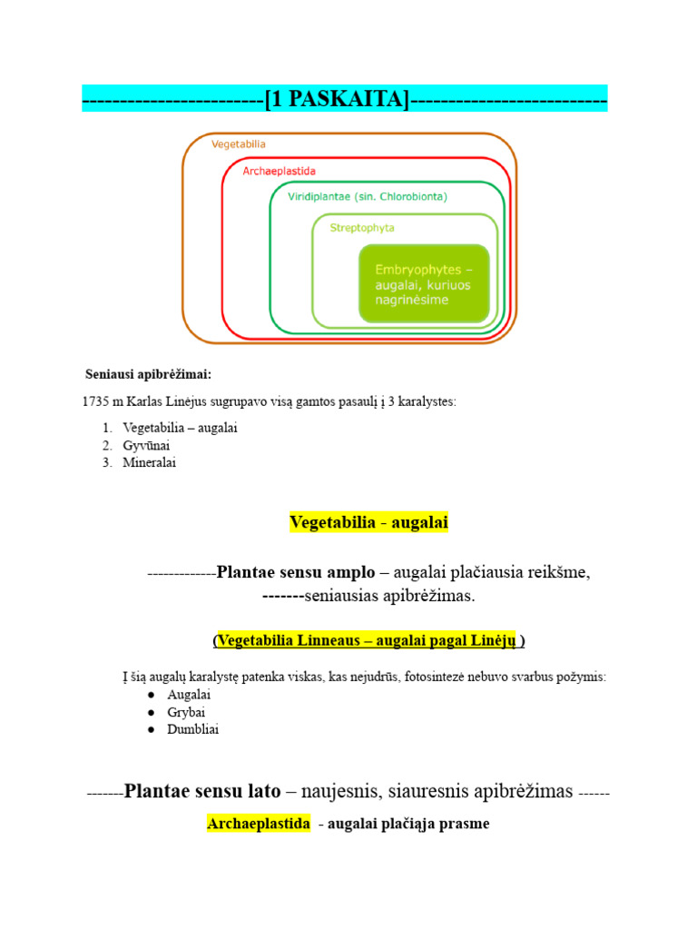 Paskaita Konspektai | PDF
