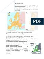 ficha de avaliação - geo 7º ano organização de portugal