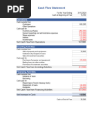 Cash Flow Statement