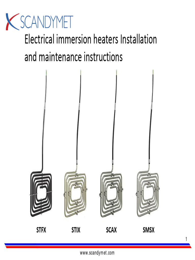 Immersion Heater Installation Guide | PDF | Electric Heating | Corrosion