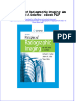 Download ebook Principles Of Radiographic Imaging An Art And A Science Pdf full chapter pdf
