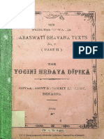 The Yogini Hridaya Deepika Sarasvati Bhavana Granthmala No. 7 Part 2 Year 1924 - Sampurnanand University Varanasi