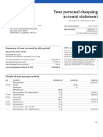 Alyssa Carmen Burbridge - Royal Bank of Canada - Account Statement