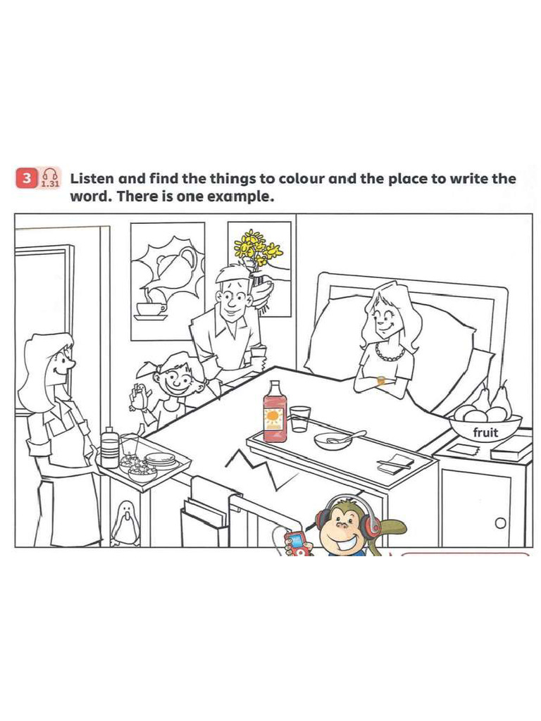 Listen And Colour Worksheet Pdf