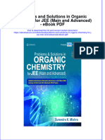 Ebook Problems and Solutions in Organic Chemistry For Jee Main and Advanced PDF Full Chapter PDF