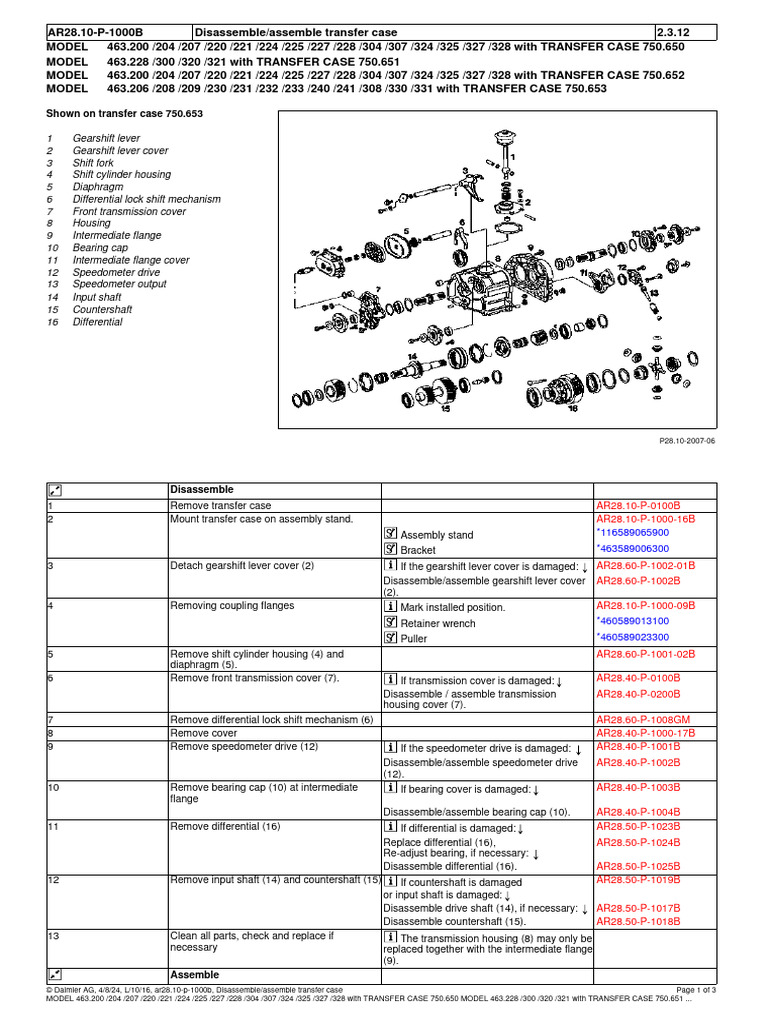 Transfer Case Assembly Guide | PDF | Mechanical Engineering ...