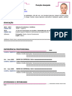 21 Modelo Curriculo Estudioso Roxo